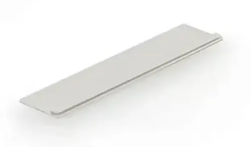 Silvrig metallisk stång för snap-in list vid bygga pool